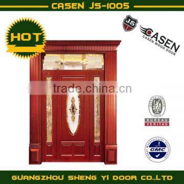 double swing interior hdf wood door model