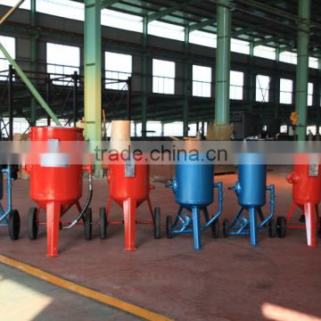 cleaning machine/Continuous sand blasting pot /the blasting equipment