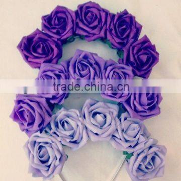 Colorful floral flower garland fashion headband H4053