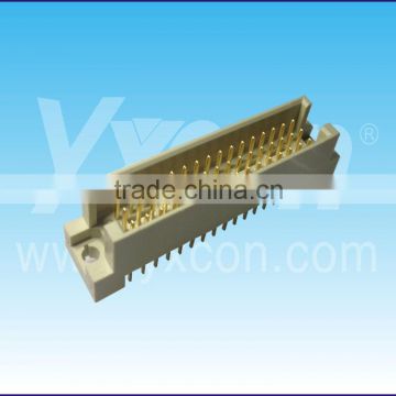 2.54mm pitch 16 pin three row DIN 41612 straight male DIN connector