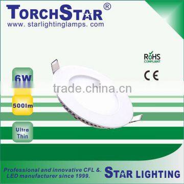 230V 6W SMD LED panel lighting