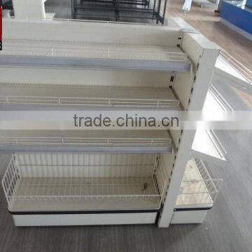 supermarket shelf,shelf,display rack,metal shelf,