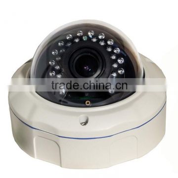 POE 1080P 2.0mp ip vandal proof dome camera with 2.8-12mm lens p2p onvif