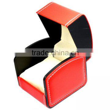 PU Leather Covering, Plastic Watch Box with Various Color