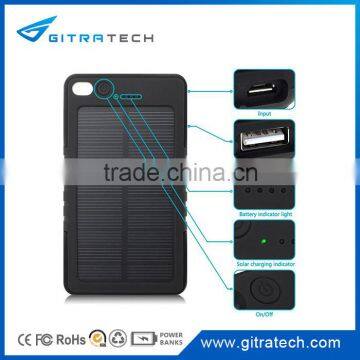 Waterproof Solar Power Bank Solar Portable Charger 5000mAh 8000mAh Cellphone Solar Chagers photo-3