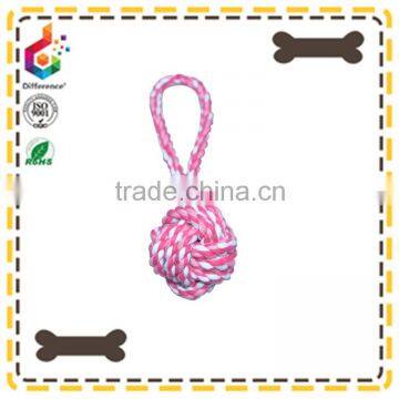 cotton string rope dog chew toy cotton ball