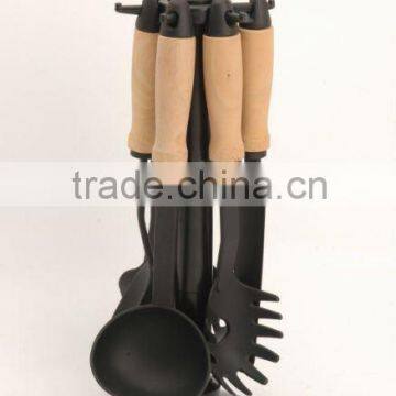 2014 hot sale hot sale 6pcs nylon kitchen utensils,durable nylon kitchen utensils