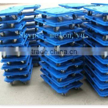 Interlocking/Connectable Silent/Quite Plastic Platform Dolly Cart photo-6