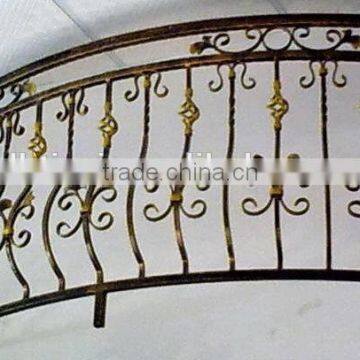 anti rust powder coated wrought iron indoor balcony railings