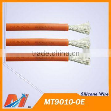 Maytech Insulated power silicon wire 10awg High flexible silicone cable ORANGE color