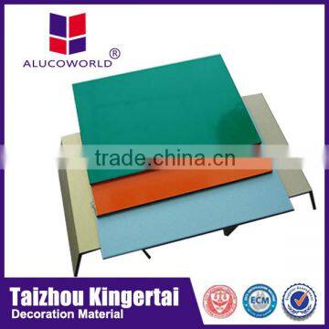 Alucoworld one side coating aluminum composite wall cladding exterior wood wall cladding