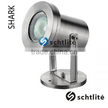 SHARK IP68 spot stainless steel pool underwater light housing