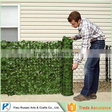 2016 New material technology artificial leaf fence for home and garden fence