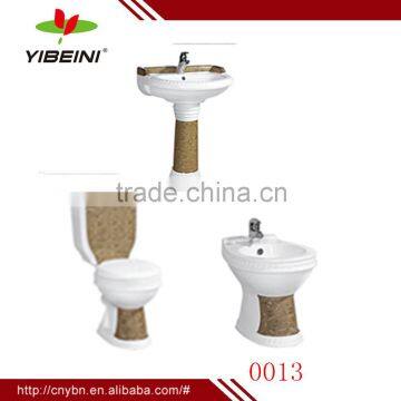 Dubai Market Sanitary Ware Bathroom Decorated Two Piece Toilet