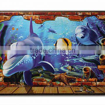 Wooden 3D abstract art painting for hotel lobby decoration