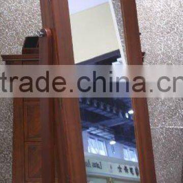 Jewelry armoire with full length mirror