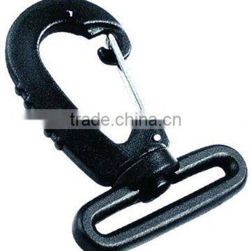 Plastic swivel metal spring clip snap dog hook (HL-B005)