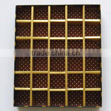 Luxury handmade cardboard paper chocolate box/chocolate gift box/chocolate packaging box