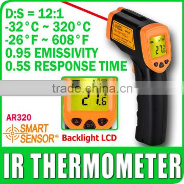 12:1 -32~320C 608F 0.95EM Celsius AR320 Laser Pyrometer IR Infrared Thermometer