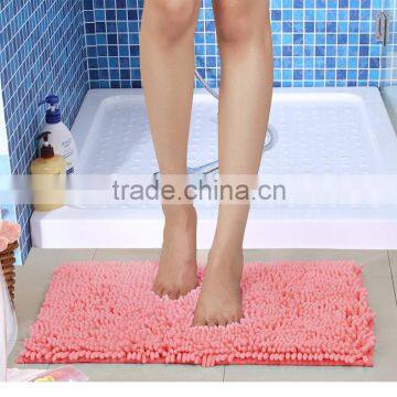 Microfiber super absorbent chenille carpet