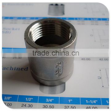 stainless steel screwed fittings 304 NPT F/F socket 2"