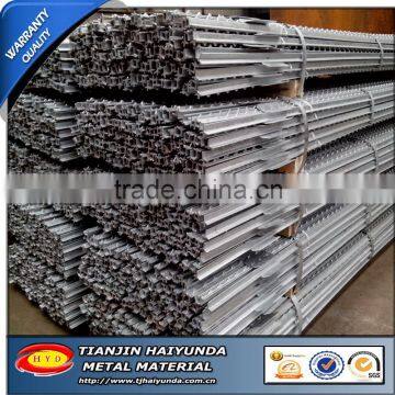 Galvanized HD T-Post With Plate