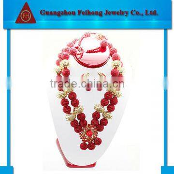 2014 China most popular bridal heavy indian necklace jewelry set