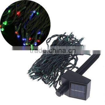 Solar Powered Colorful LED String Light For Garden Fairy Party 100 LEDs 17M Solar Waterproof RGB String Fairy Lamps