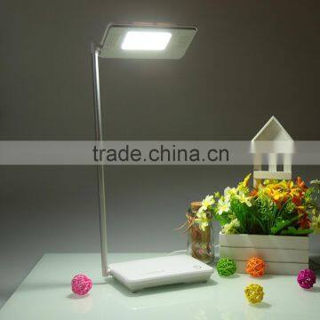 Fashional Portable Reading Light Touch Switch Adjustable Brightness USB Rechargeable LED Desk Table Lamp DC 5V