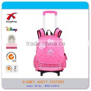 Lovely Girlcheap Wheeled Market Kids Trolley Bag