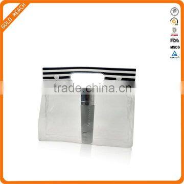 Transparent Plastic Foldable Zipper Tote Bag