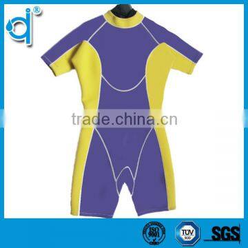 Well-fitting Waterproof Yellow and Blue Neoprene Diving Suit