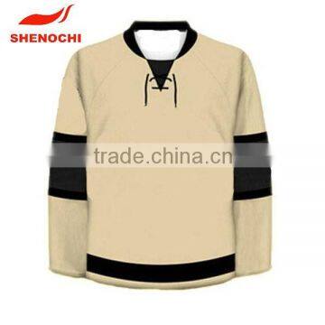 china supplier cheap quick dry wholesale blank hockey jersey