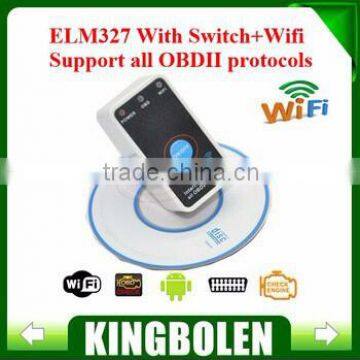 Super Mini elm 327 wifi with Switch Work for iPhone and android