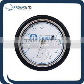 Metal Craft Clock Round Metal Quartz Wall Clock