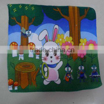 microfiber square hand towel wholesale for kids