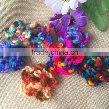 Lovely Crochet Corded Cotton Flower Lace Applique