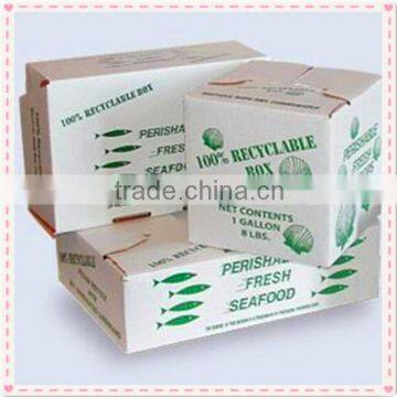 Waterproof Single Wall Corrugated Frozen Food Shipping Boxes Frozen Carton Box photo-2