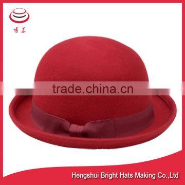 Classical Bowler Felt Hat photo-3