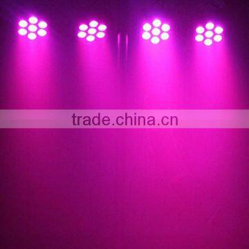 7x 9w 3 IN 1 Rgb LED Par Kit Light T BAR 4-QUAD FLAT LED PAR 64 CAN photo-5