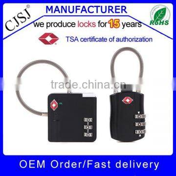 Approved 3-Dial Luggage TSA cable Lock