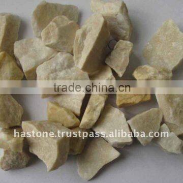 LIGHT YELLOW ROUGH PEBBLE STONE