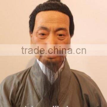 Ancient figure Yang liuqing lifesize wax statues for sale