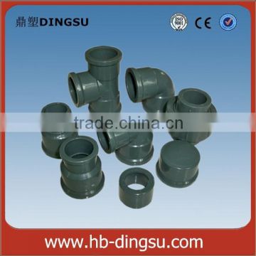 Factory custom full size standard plastic thread compression pvc pipe fitting