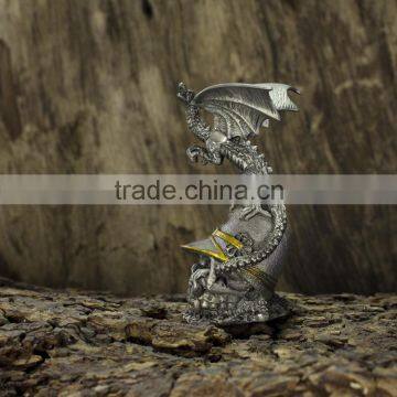 Metal Dragon With Skull