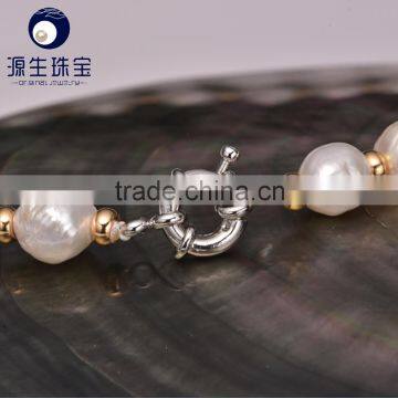 White Edison Large Pearl 13mm Delicate Pearl Necklace photo-3