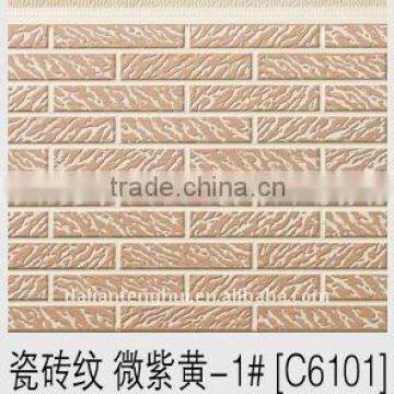 exterior wall panel /metal claddings/ heat insulated construction materials