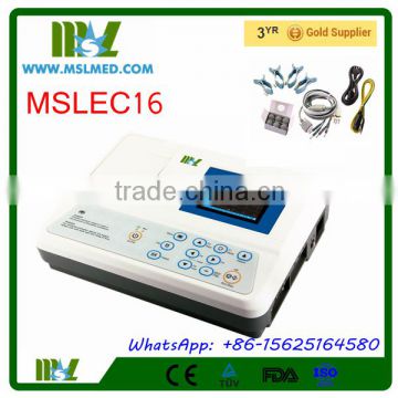 Best Quality & Good Price 3 Channel Ecg, Ekg, Electrocardiograph Machine (MSLEC16-4)