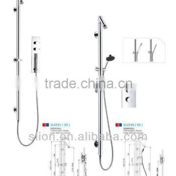 Wall Mounted Thermostatic Bath Shower Mixer Hot and Cold Water Mixer Shower