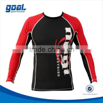 Custom blank club swimwear rash guard